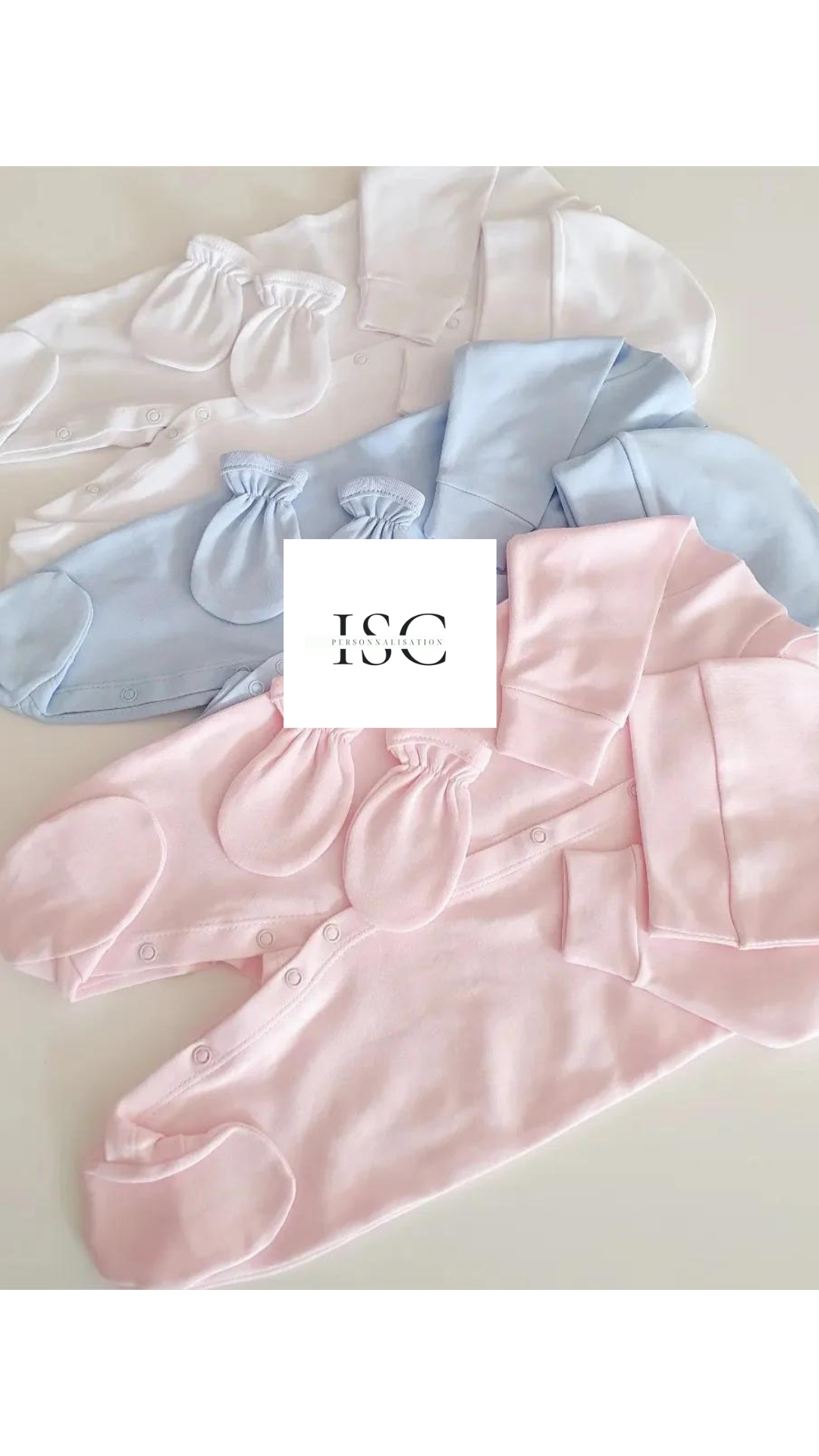 Coffret pyjama coton « petit cœur »